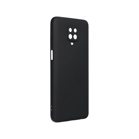 Capa de Silicone com Moldura de Câmera para Xiaomi Redmi Note 9s/Note 9 Pro Preto